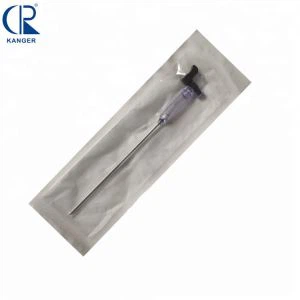 Disposable laparoscopic insufflation needle